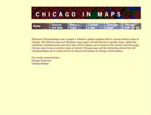 Tablet Screenshot of chicagoinmaps.com